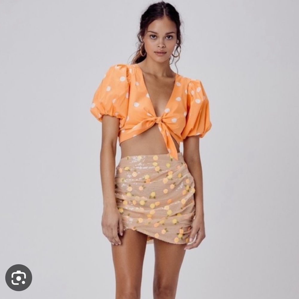 For Love and Lemons Orange Ryder Set